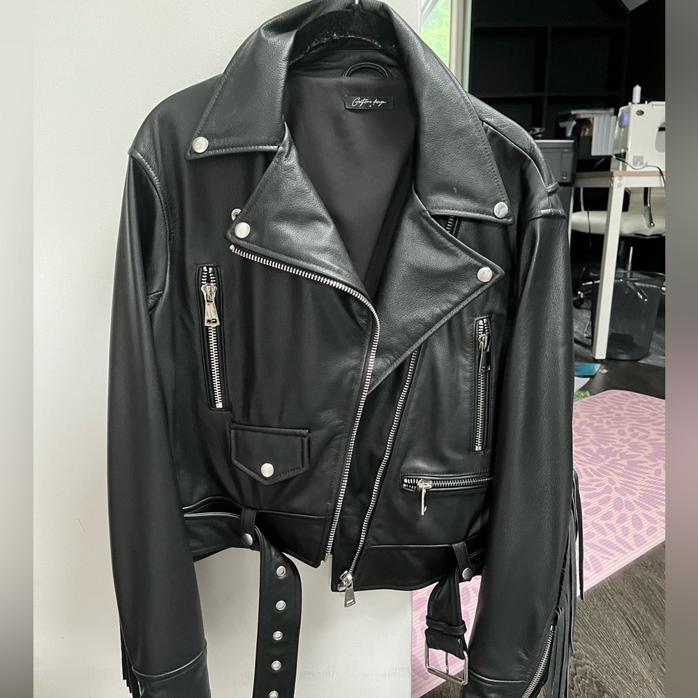 Leather jacket